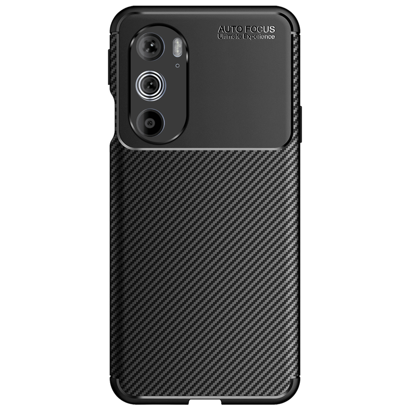 Motorola Edge 30 Pro - Rugged Soft TPU Case - Black