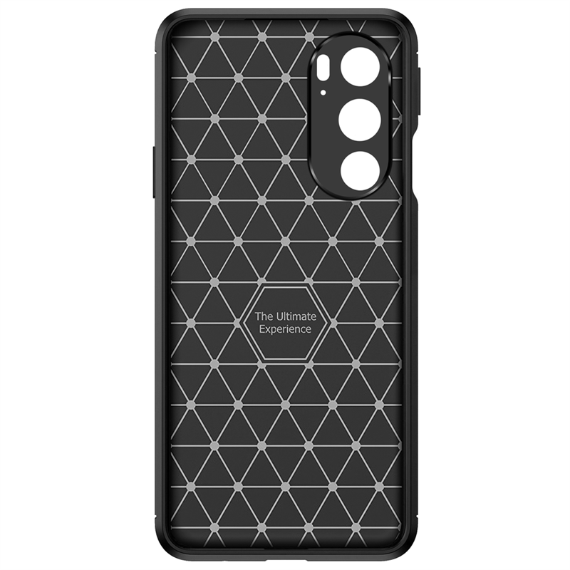 Motorola Edge 30 Pro - Rugged Soft TPU Case - Black