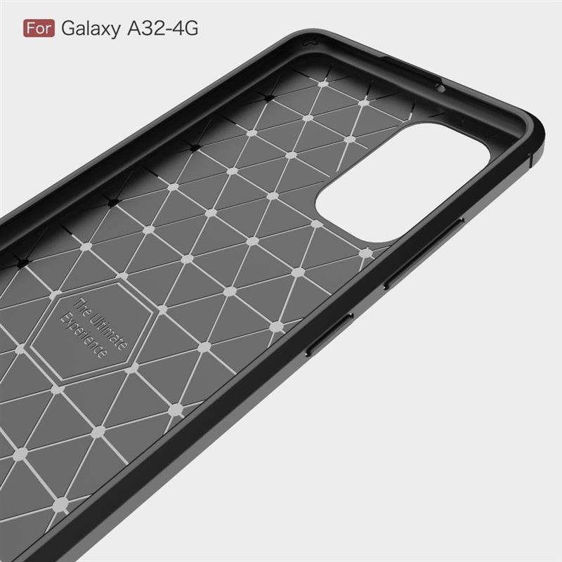 Samsung Galaxy A32 4G Rugged Soft TPU Case - Black
